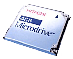 4GBのマイクロドライブ